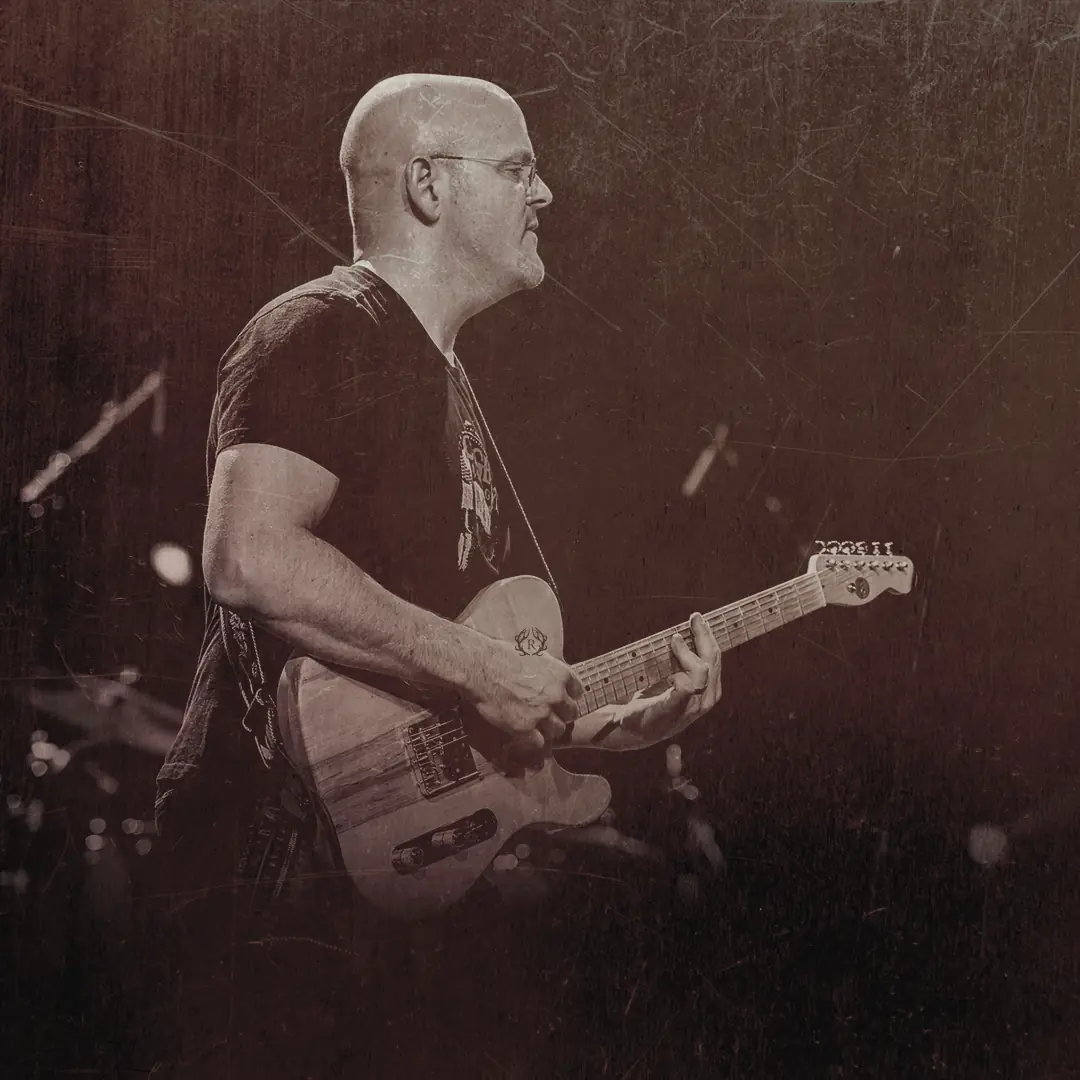 Guitarist playing a Telecaster