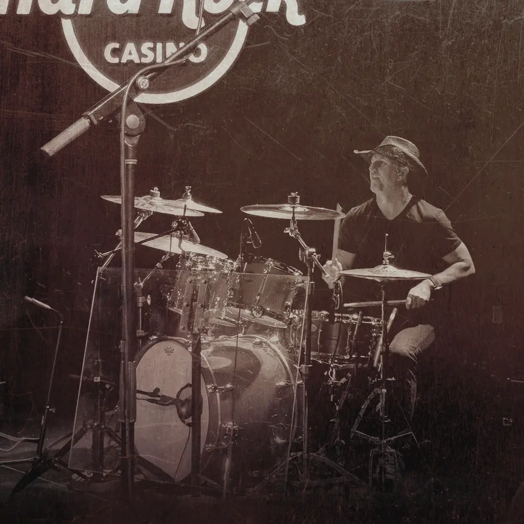 Drummer at the Hard Rock Casino